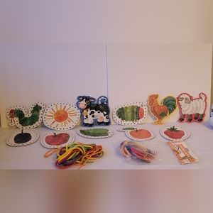 Kids  lace up learning preschool home school fun project